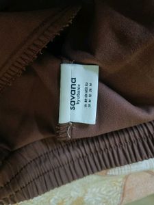 Brown Pocket Wide Leg Pants