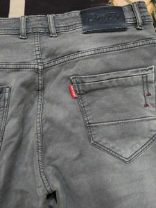 Men's Grey Denim Jeans