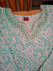 Beautiful Teal Kurta Set