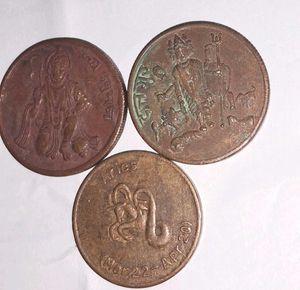 3Collectible temple token coins