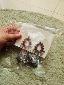 Bohemian Jhumka Earrings