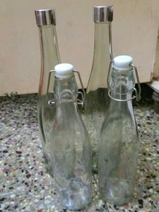 Set of Glass Bottles. hurry up buy fast