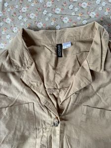 H&M Classic Beige Button-Up
