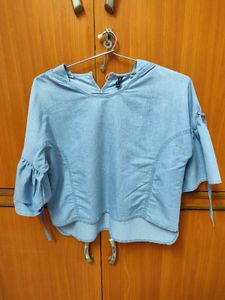 Denim Look Top