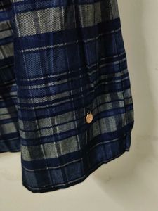 Chic One-Shoulder Plaid Dress