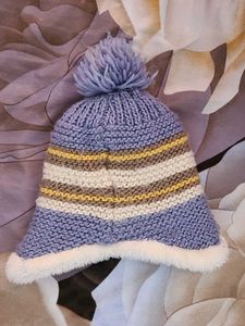 Cute winter cap for baby 2 to 3 year old.