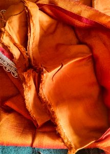 Orange Embroidered Salwar Suit
