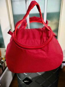 Vibrant Red Vanity Bag ♥️🎀💅💄