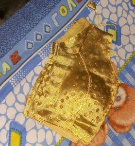 Stunning Gold Embellished Blouse