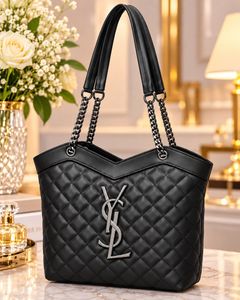 YSL PREMIUM QUILTED TOTE HANDBAG 👜✨