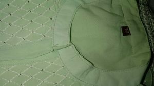 Light green kurta plazzo set