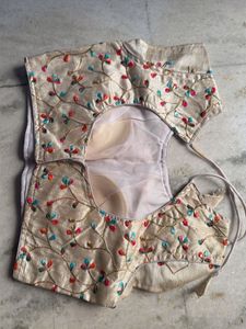Embroidered Silk Blouse