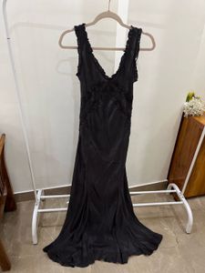 ZARA EMBROIDERED LONG MAXI DRESS