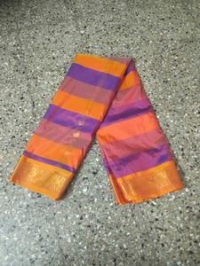 Price dropped Vibrant Striped Saree with blouse