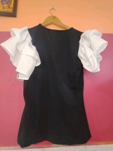 Long Puff Sleeve Top