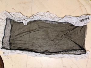 Elegant Black Kurta with White Lace