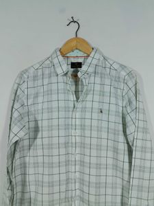 Off White Checks Shirt Men's