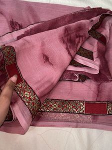 Beautiful Floral Print Saree