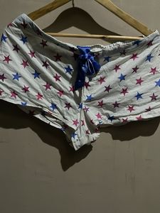 Cute Star Print Pajama Shorts