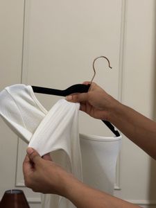 One Shoulder Ribbed Top