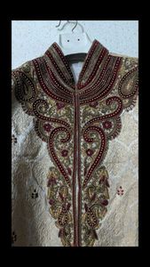 Men's Embroidered sherwani stock clearance sale