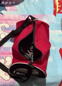 Stylish Red &amp; Black Swim Bag
