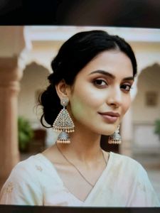 Stunning Triangle Jhumka Earrings