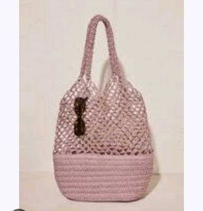 Chic Crochet Tote Bag