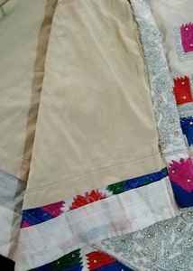 Embroidered Kurta with Multi-color Motifs