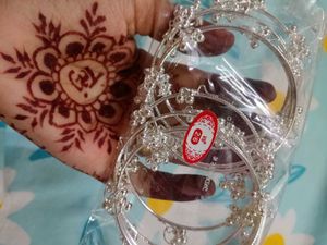 Elegant Silver Anklets with Bells