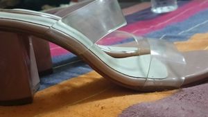Tokyo Talkies Clear Strap Heels