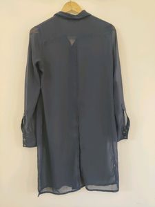 Translucent Panelled Cape