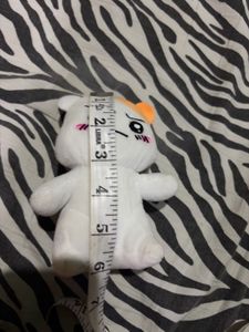 🤍 Grumpy Bear Plush Keychain