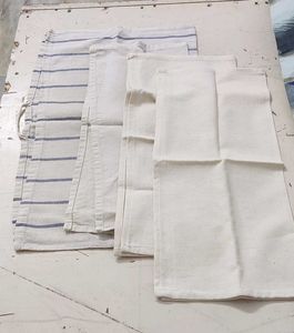 Set of 4 New Cotton Kitchen Towels