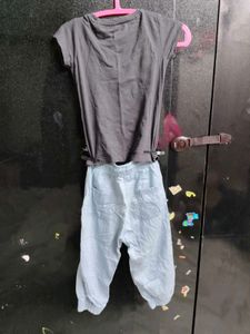 Cute Flamingo T-Shirt &amp; Pants Set
