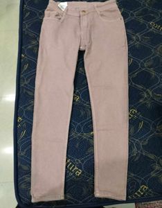 Light Pink Slim Fit Jeans