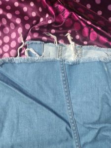 Stylish Oversized Ripped Denim Jacket