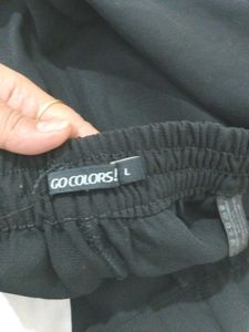 Black Palazzo Pants with Dupatta