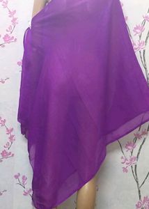Dupatta silk navy blue high quality fabric