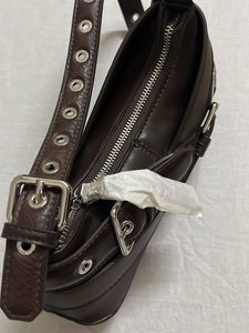 Zara brown Bag with Buckle Accents
