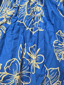 Blue Floral Summer Dress