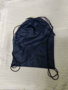 Chaparral Navy Drawstring Bag