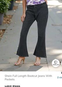 SHEIN BRAND SALE🎊 Grey Bootcut Jeans