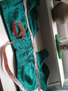 Elegant Green &amp; Grey Saree with blouse