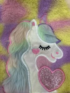 Fuzzy Unicorn Backpack for Kids