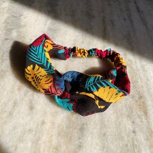 (SHEIN) Plaid Pattern Knotted Headband