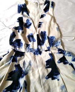 Beautiful Blue And White Dress