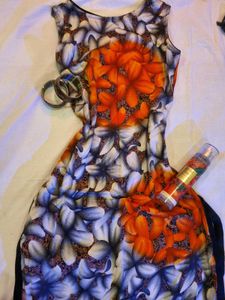 Vibrant Floral Sleeveless kurti