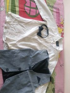 new Boys' Formal Shirt, Vest & Bow Tie Set