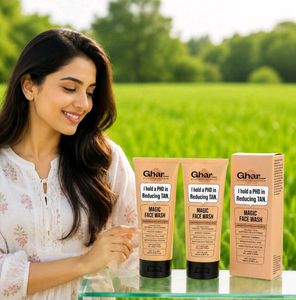 💥💯% original ghar Facewash pack of 2 each 100ml
